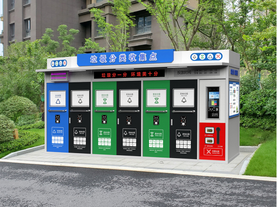 垃圾房實(shí)景圖，智能垃圾房，垃圾分類收集點(diǎn)，回收站生產(chǎn)廠家，垃圾分類收集點(diǎn)