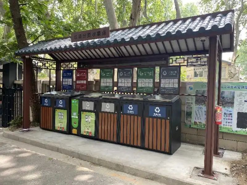 貓先生智能垃圾分類亭，定時定點垃圾收集點 ，垃圾亭生產(chǎn)廠家