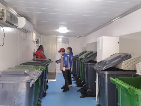智能垃圾分類房,再生資源回收站廠家,貓先生垃圾分類，垃圾收集房